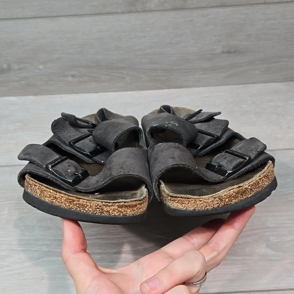Birkenstock Women Milano Sandals Flats shoes sz 41/10 Regular